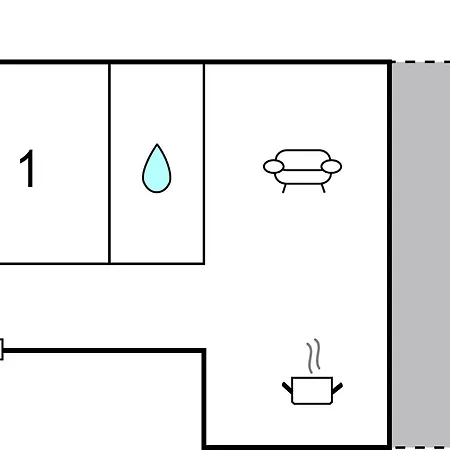 One-bedroom In アパート マカルスカ